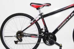 Dorello 24-Zoll-Canel-Fahrradrahmen, City-Modell, schwarz