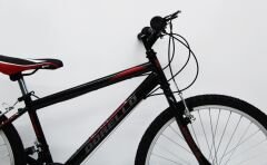 Dorello 24-Zoll-Canel-Fahrradrahmen, City-Modell, schwarz