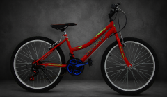 Dorello Canel Series Damenfahrrad, rote Farbe
