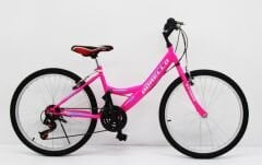 Dorello 24-Zoll-Citybike für Damen, Farbe Rosa