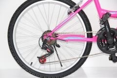 Dorello 24-Zoll-Citybike für Damen, Farbe Rosa