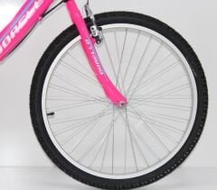 Dorello 24-Zoll-Citybike für Damen, Farbe Rosa