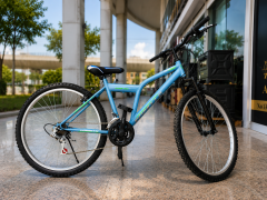 DORELLO 24-Zoll-Fahrrad mit Vorderradfederung, geeignet für Kinder und Erwachsene.