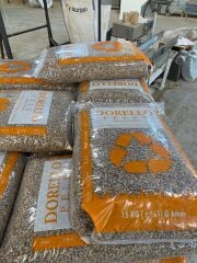 Bursa Pelet Fabrikası - Dorello Pelet Yakıtı 15 KG – %100 Doğal Sıkıştırılmış Biyokütle, Soba ve Kazan Uyumlu