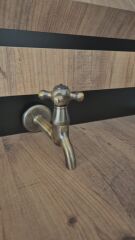 Eskitme Pirinç Tek Kollu Musluk – Duvara Monte