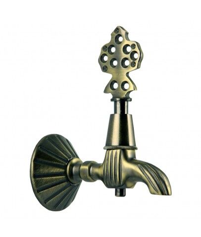 Osmanlı Desenli Antik Pirinç Musluk – El İşçiliği Kalite