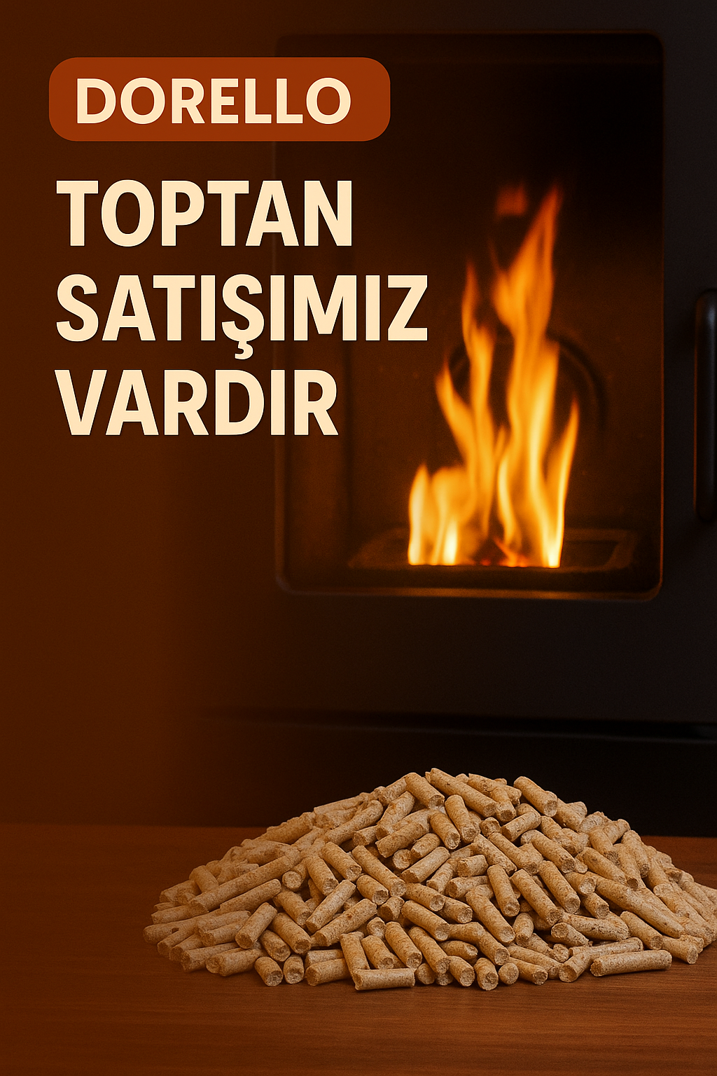 Dorello Pelet Yakıt 15 Kg – Endüstriyel ve Bireysel Kullanıma Uygun