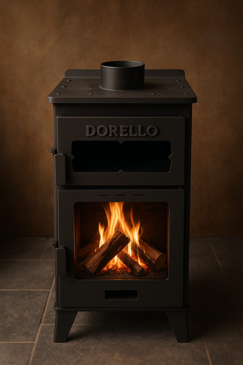 Dorello Pelet Soba – Yüksek Verimli Isıtma Fırınlı Pelet