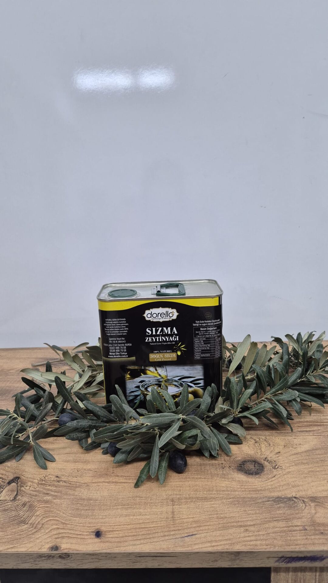 Dorello Erken Hasat Soğuk Sıkım Zeytinyağı | Doğal & Aromatik Lezzet 2 Litre