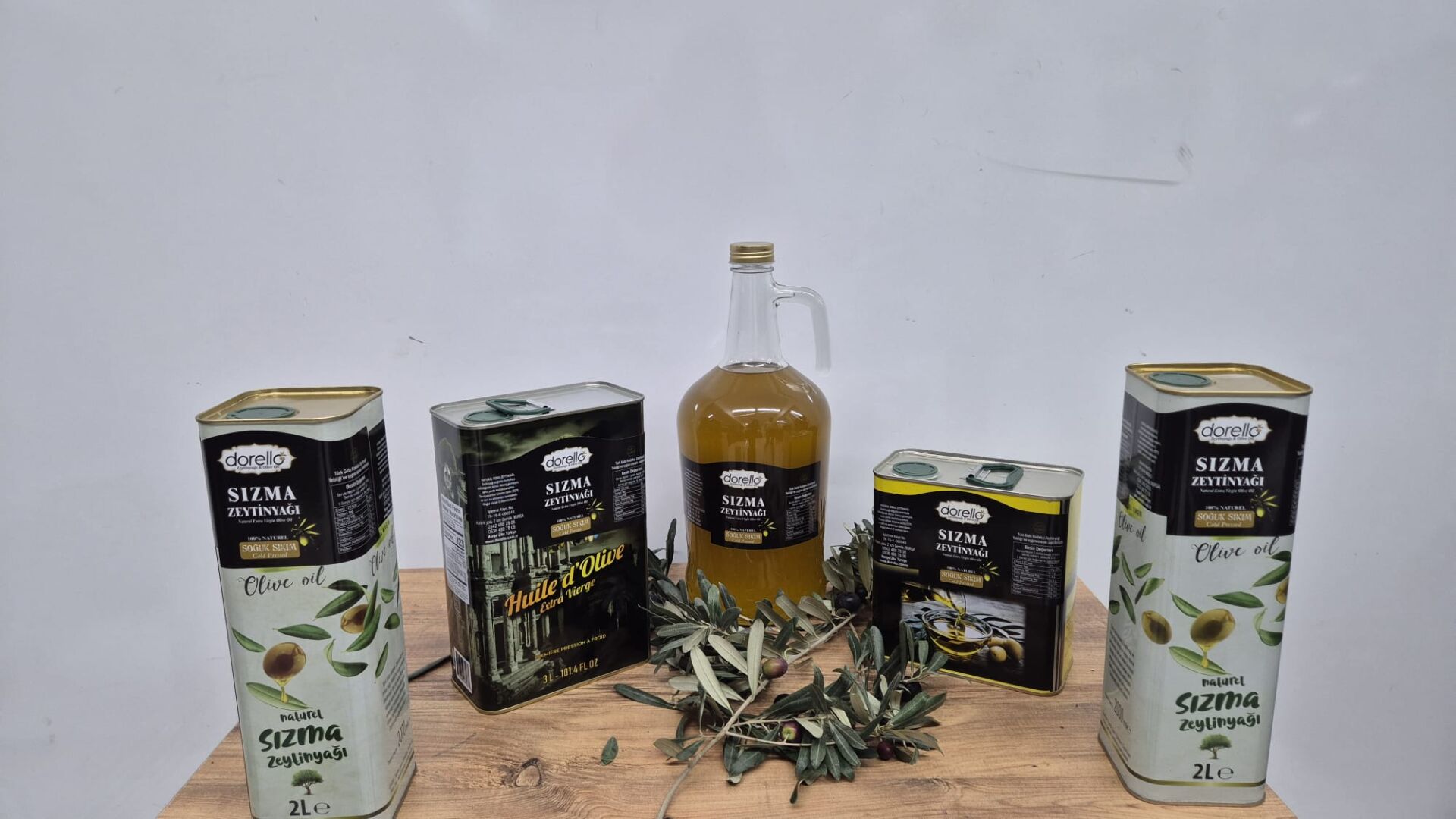 Dorello İlk Hasat Soğuk Sıkım Natürel Zeytinyağı 13 litre