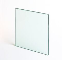 9 x 30  Yüksek Isıya Dayanıklı Şömine Kuzine Soba Camı 4 mm - Seramik Cam (Bal Rengi, Şeffaf)