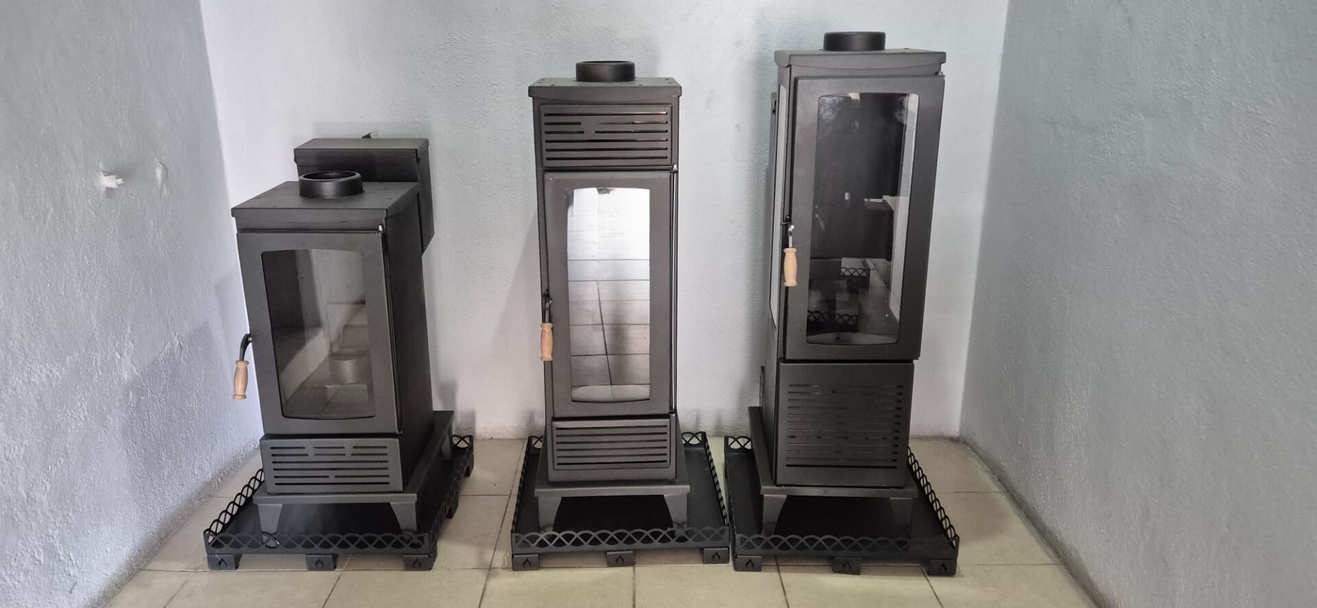 Pelet Sobası Camlı Model