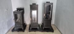 Pelet Sobası Camlı Model