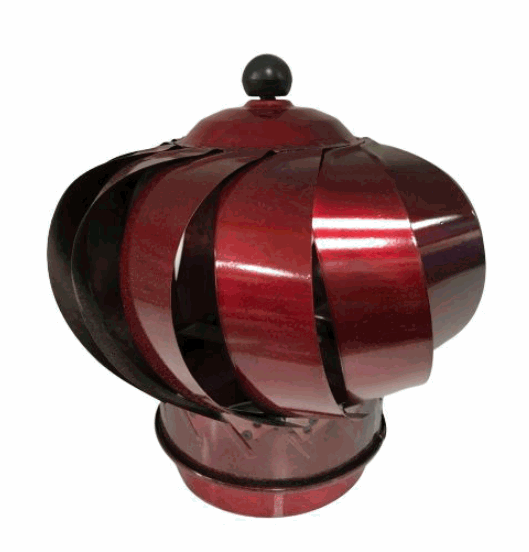 Dorello Çap 10 cm Esmatik Baca Aspiratörü Baca Havalandırması Boruya Takılan 100 mm Baca Çapı 100 Lük