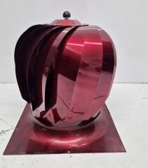 Baca Aspiratörü Döner Şapka Soba Borusu Esmatik 37X37 cm Rüzgar Gülü Baca Fırıldağı