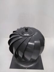 Drehbarer Schornstein-Aspiratordeckel 37 x 37 cm – Kompatibel mit Ofenrohren und Esmatik Windmühlen-Schornstein-Windrad