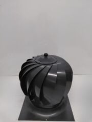 Baca Aspiratörü Döner Şapka 37x37 cm – Soba Borusu Uyumlu Esmatik Rüzgar Gülü Baca Fırıldağı