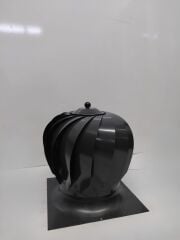 Drehbarer Schornstein-Aspiratordeckel 37 x 37 cm – Kompatibel mit Ofenrohren und Esmatik Windmühlen-Schornstein-Windrad