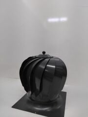 Baca Aspiratörü Döner Şapka 37x37 cm – Soba Borusu Uyumlu Esmatik Rüzgar Gülü Baca Fırıldağı