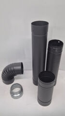 1 adet 70 cm boru 1 adet 50 cm boru 1 adet 33 boru 1 adet Dirsek 1 Adet Dönüştürücü Aparat (10’ → 13’)