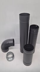 1 adet 70 cm boru 1 adet 50 cm boru 1 adet 33 boru 1 adet Dirsek 1 Adet Dönüştürücü Aparat (10’ → 13’)