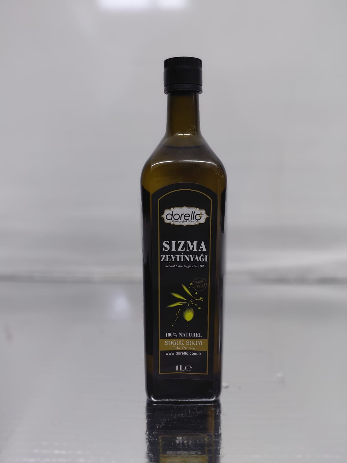 Doğal Zeytinyağı  Katkısız Zeytinyağı Dorello 1  Litre, Cam Şişe
