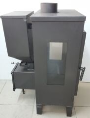 Dorello Pelet Soba Saç Sobadır 3 Camlı Model