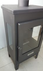 Dorello Pelet Soba Saç Sobadır 3 Camlı Model