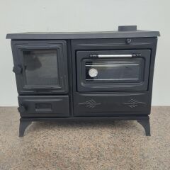 Dorello Döküm Kuzine Soba – Fırınlı, Camlı, Odun Kömür Uyumlu