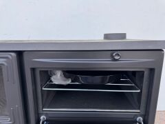 Dorello Döküm Kuzine Soba – Fırınlı, Camlı, Odun Kömür Uyumlu