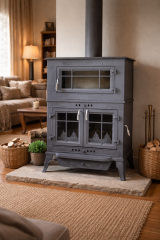 Dorello Fırınlı Kuzine Soba – Odunlu Katı Yakıtlı Kuzine Soba