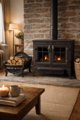 Dorello Şömine Soba Döküm – Yüksek Isı Verimli, Camlı Odun Sobası